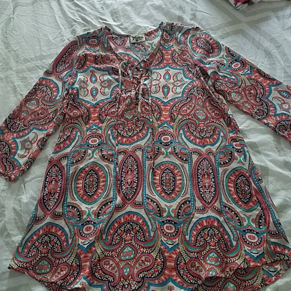 Show Me Your Mumu Lulu Tunic Boho size Small